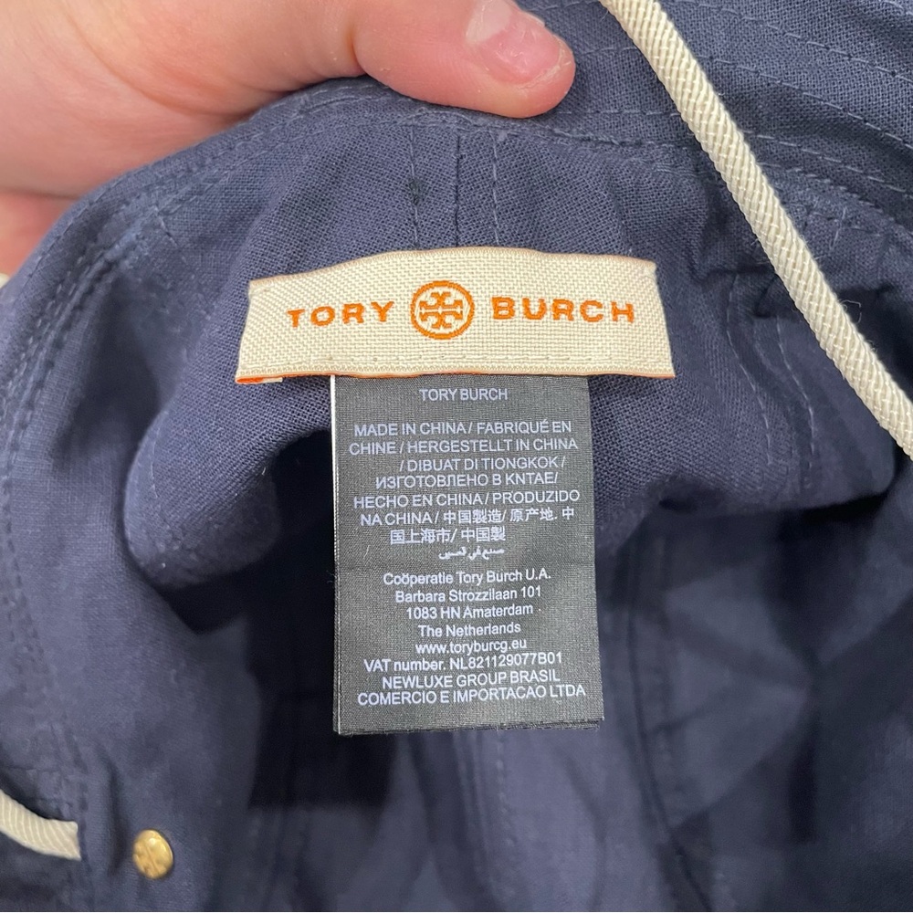 TORY BURCH Women's T Monogram Reversible Bucket Hat - Picture 7 of 9